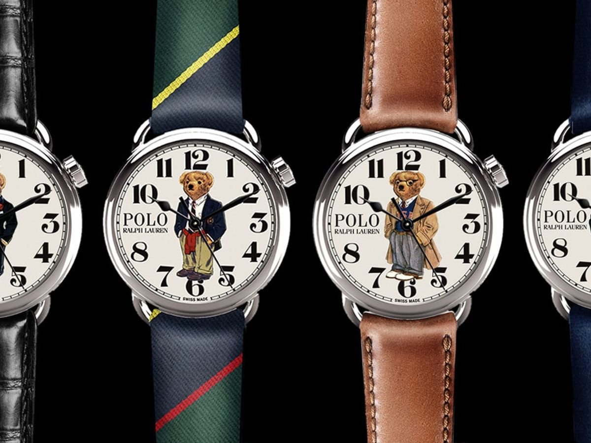 The Polo Bear Watch Collection honours Ralph Lauren's iconic mascot