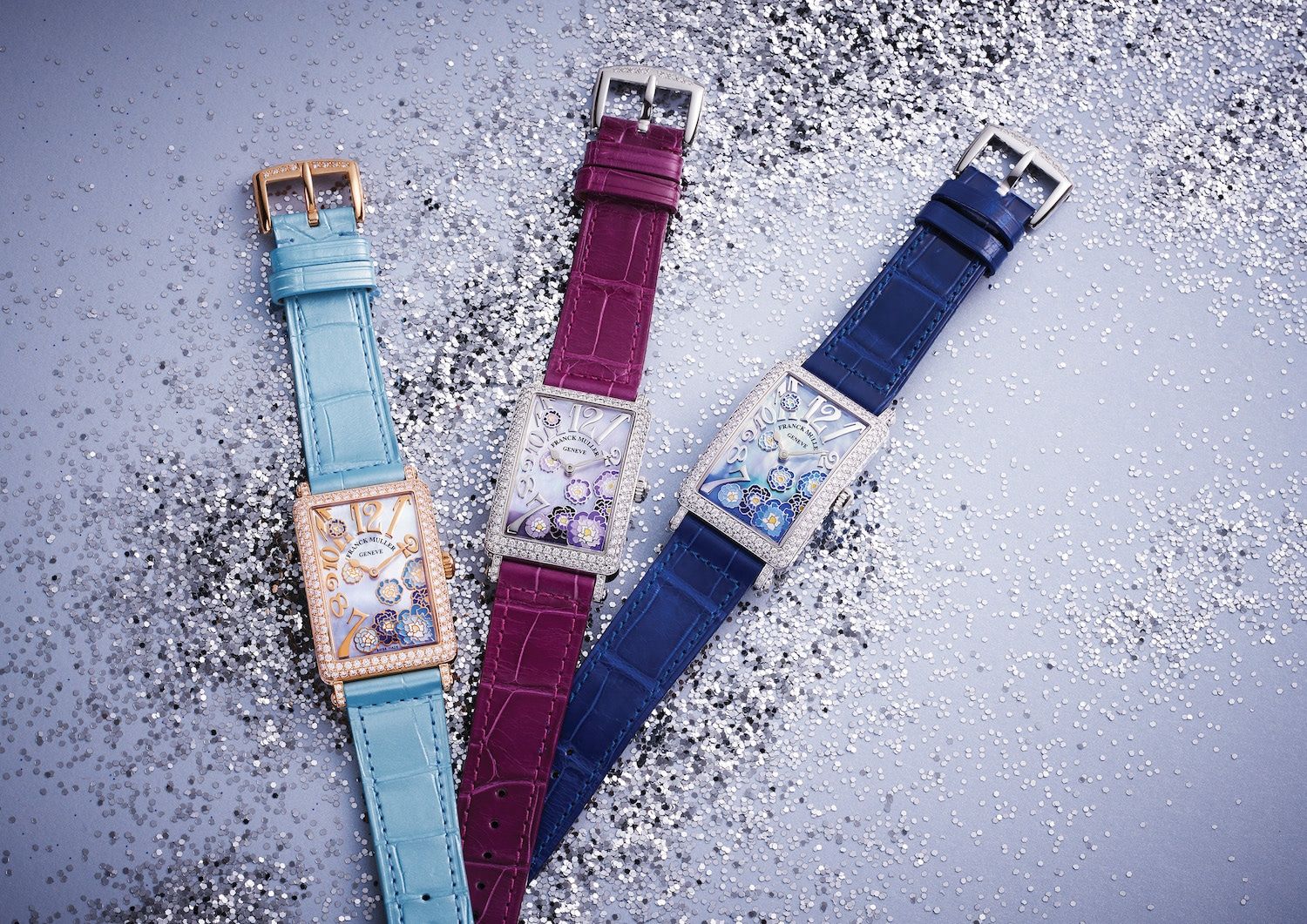 The Franck Muller Long Island Peony adds iridescent glamour to the festive season