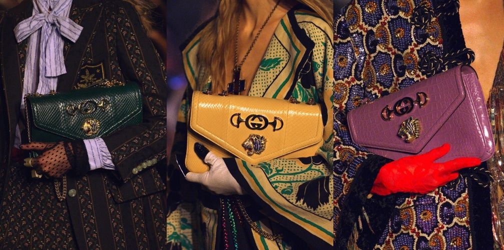Gucci plays with a splendid tiger motif for its new Rajah bags
