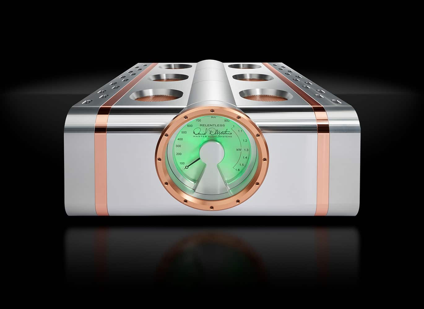 The D’Agostino Relentless is a US250,000 overthetop monoblock amplifier