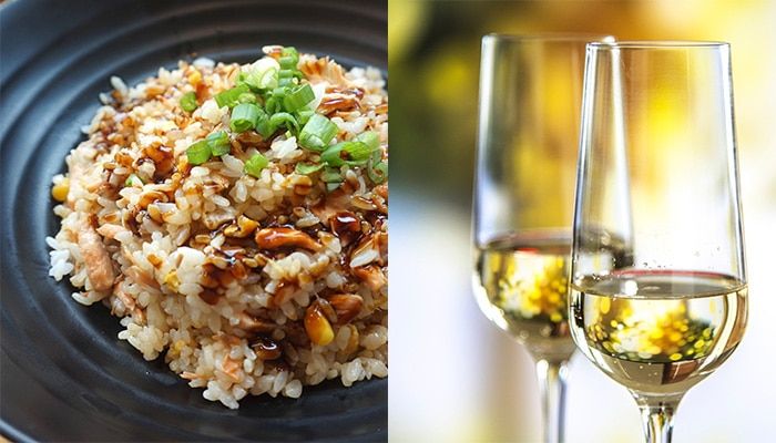 Pair wine with Thai food: champagne