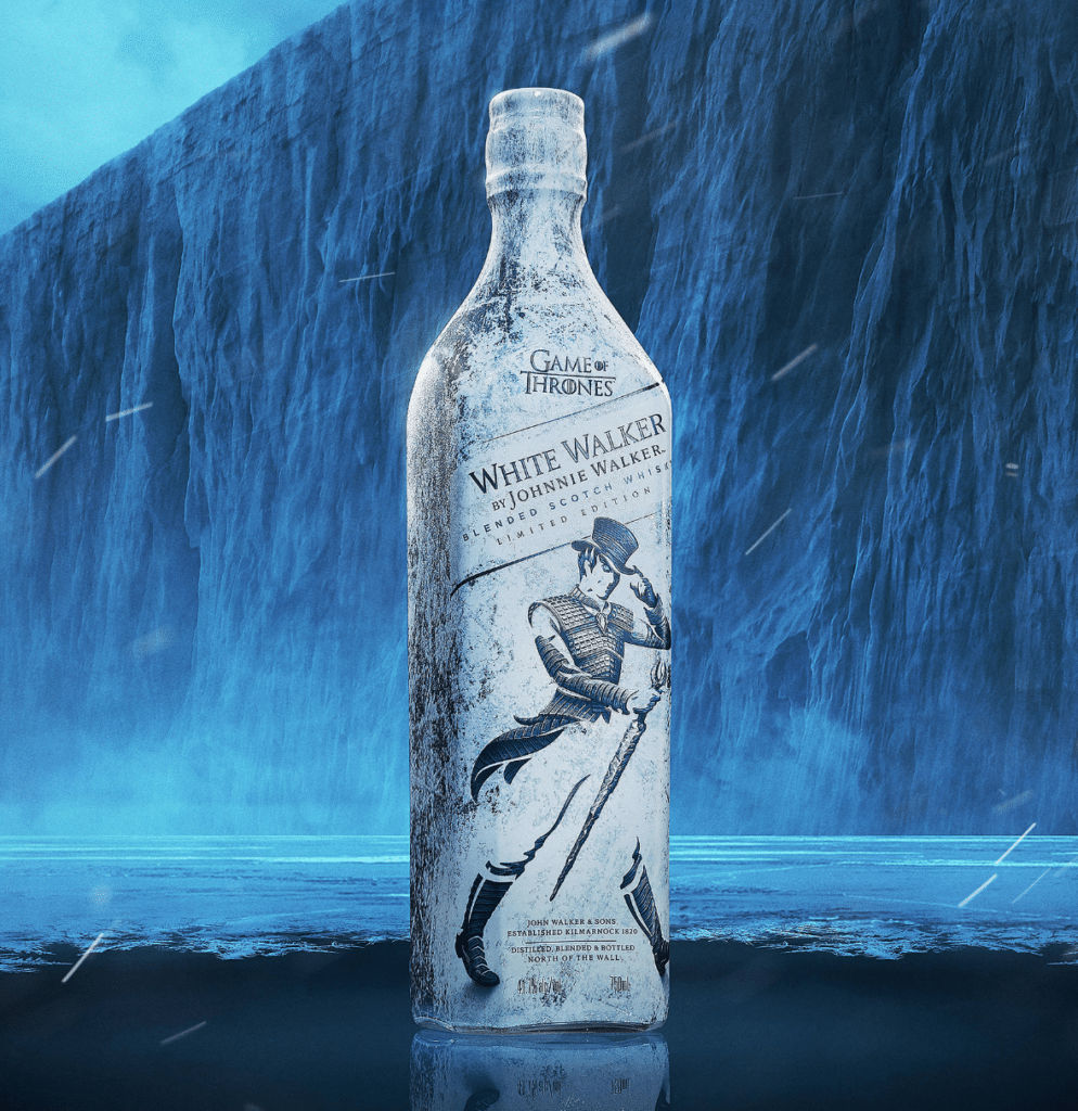 Enter the icy cold world of Westeros with the White Walker by Johnnie Walker