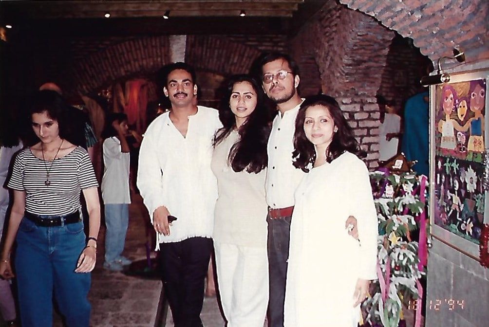 endell Rodricks and Narendra Kumar with Sangita Kathiwada