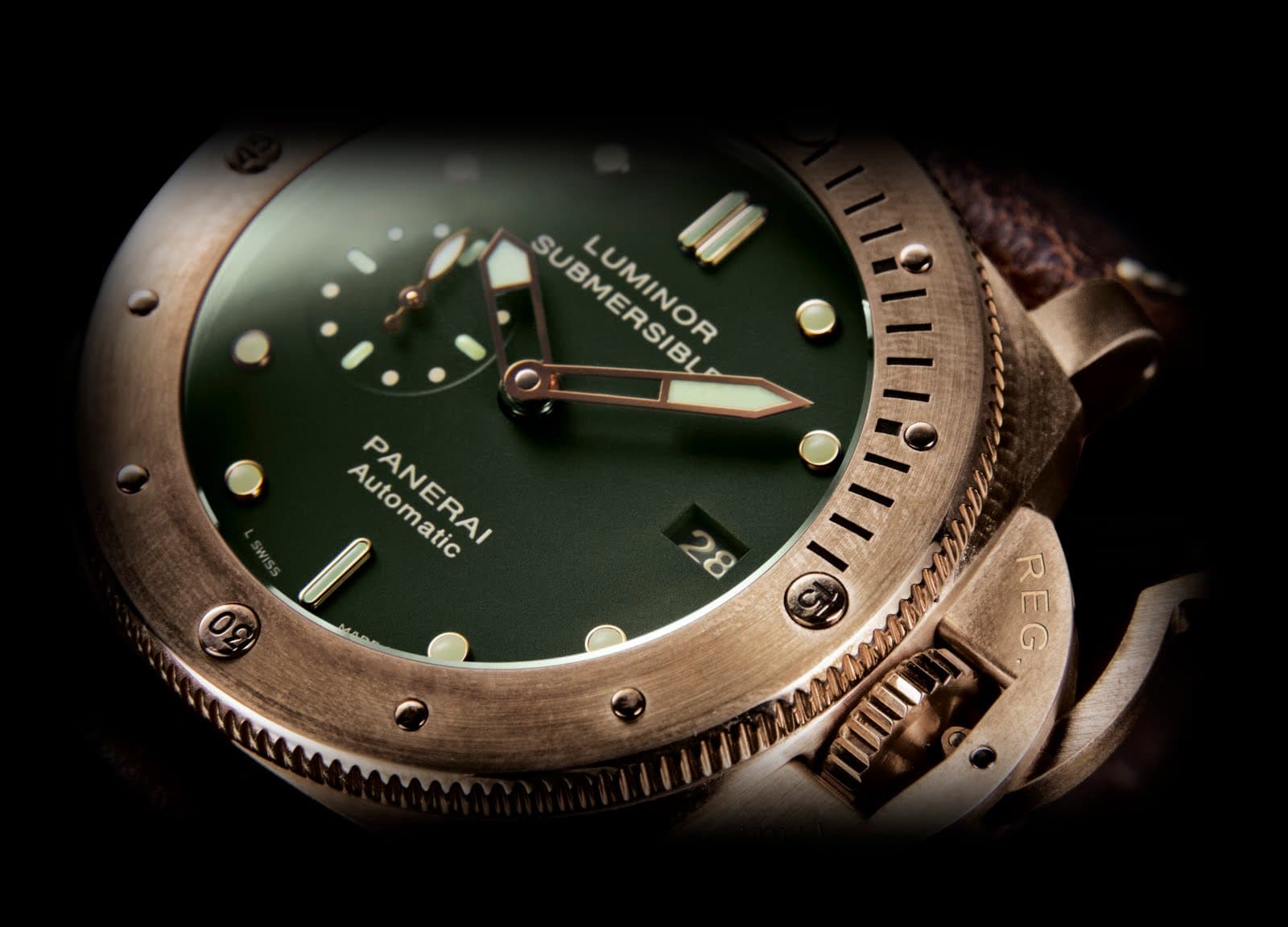 Panerai bronzo patina hot sale