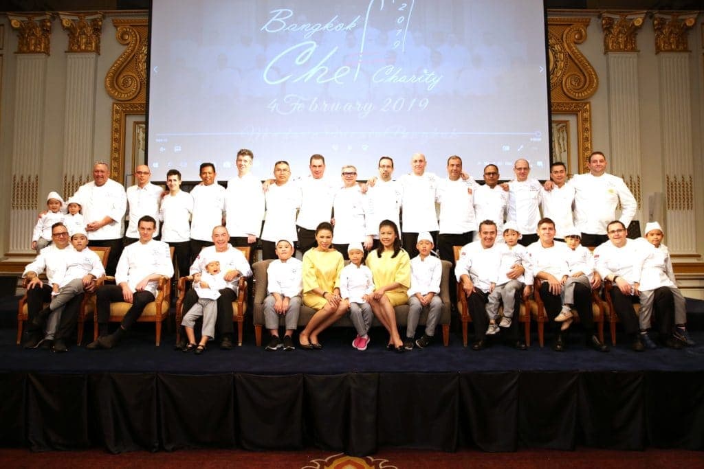 The merry-go-round dinner at Bangkok Chefs Charity Gala Dinner 2019