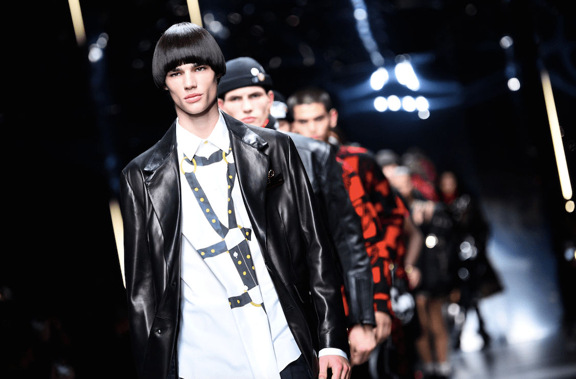Karl Lagerfeld's designs Fendi's first menswear collection for FW19