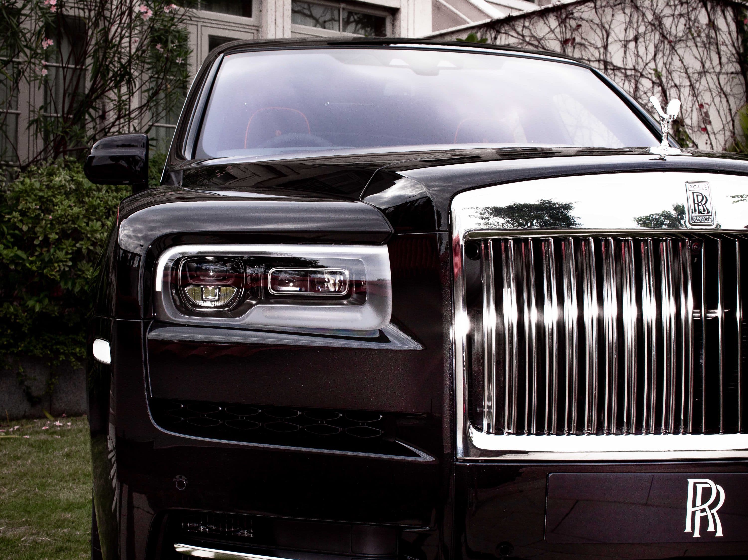 Mountain climbing in a Rolls-Royce SUV