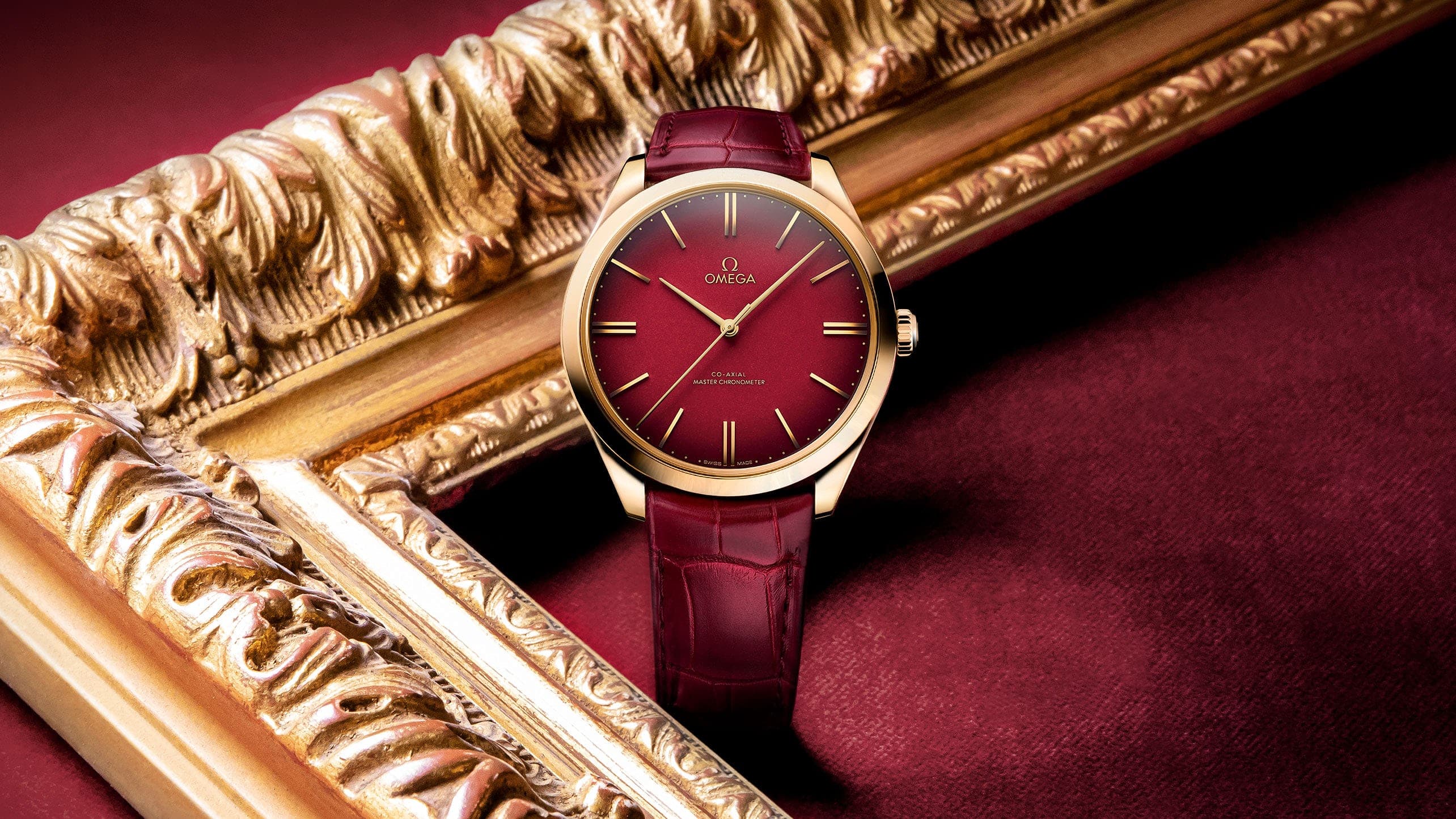 Omega best sale red gold