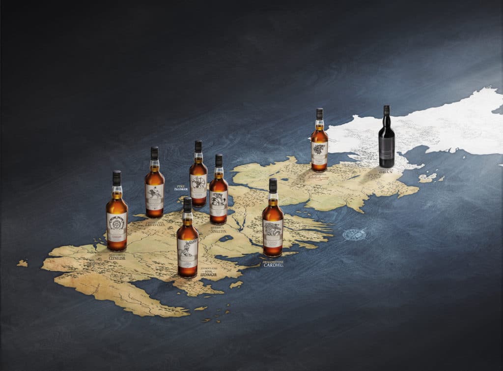 HBO partners with Diageo to launch exclusive Game of Thrones single malt whiskies