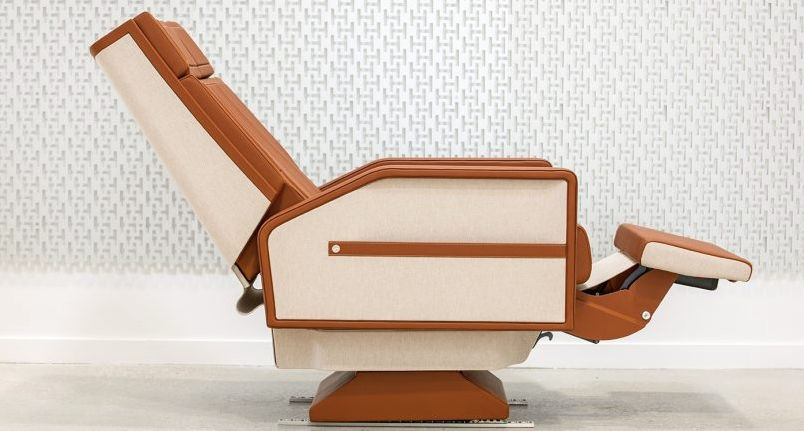 Luxury personalisation - A custom-made Hermès recliner.