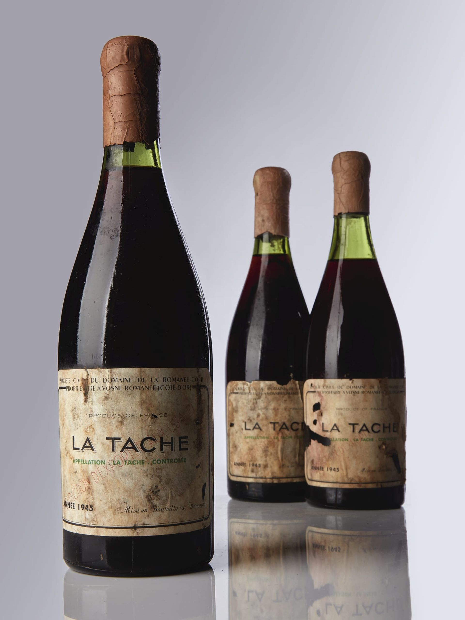 DRC 1945 most expensive wine ever sold.