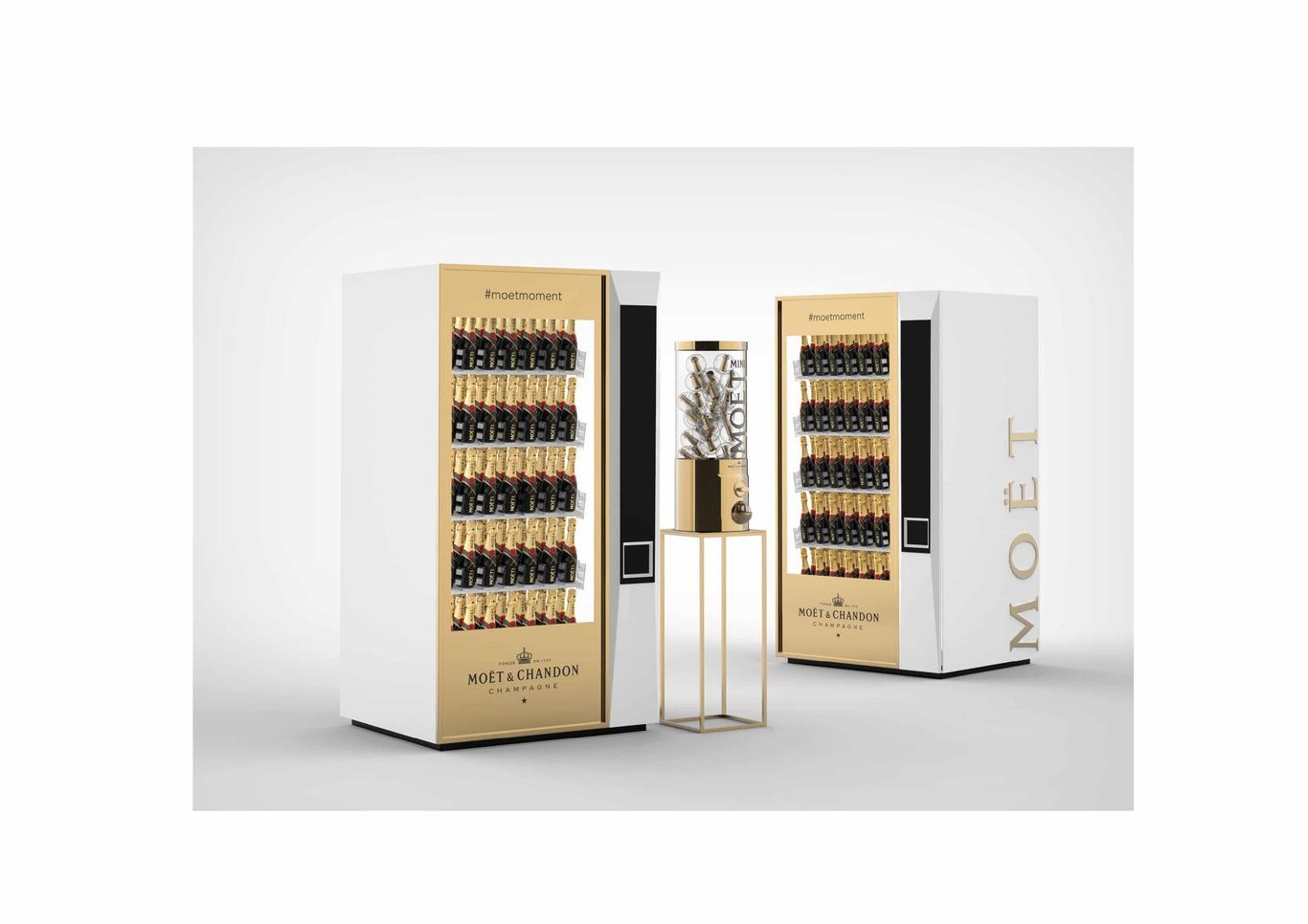 The Moet & Chandon champagne vending machine is now in Mumbai