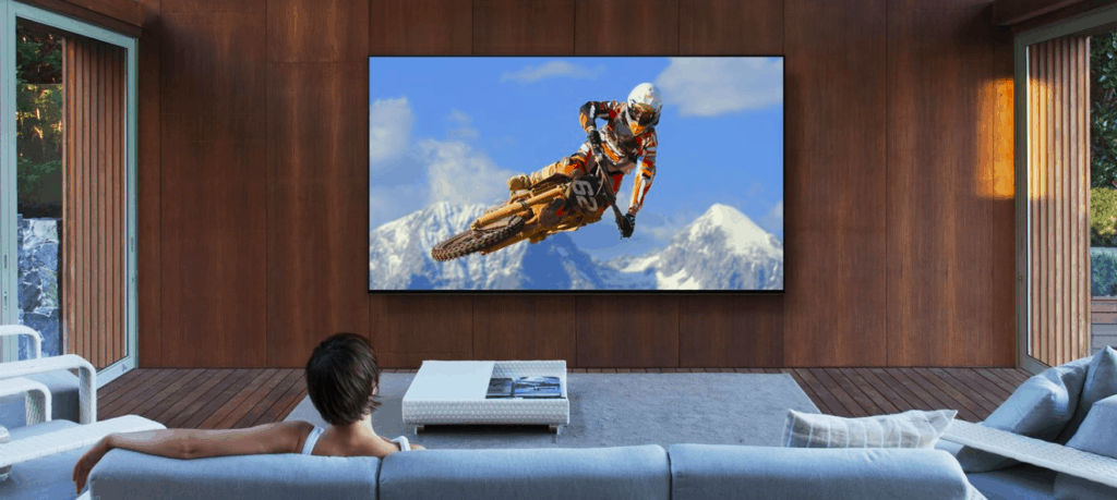 Large widescreen TVs that can turn your home into a personal theatre