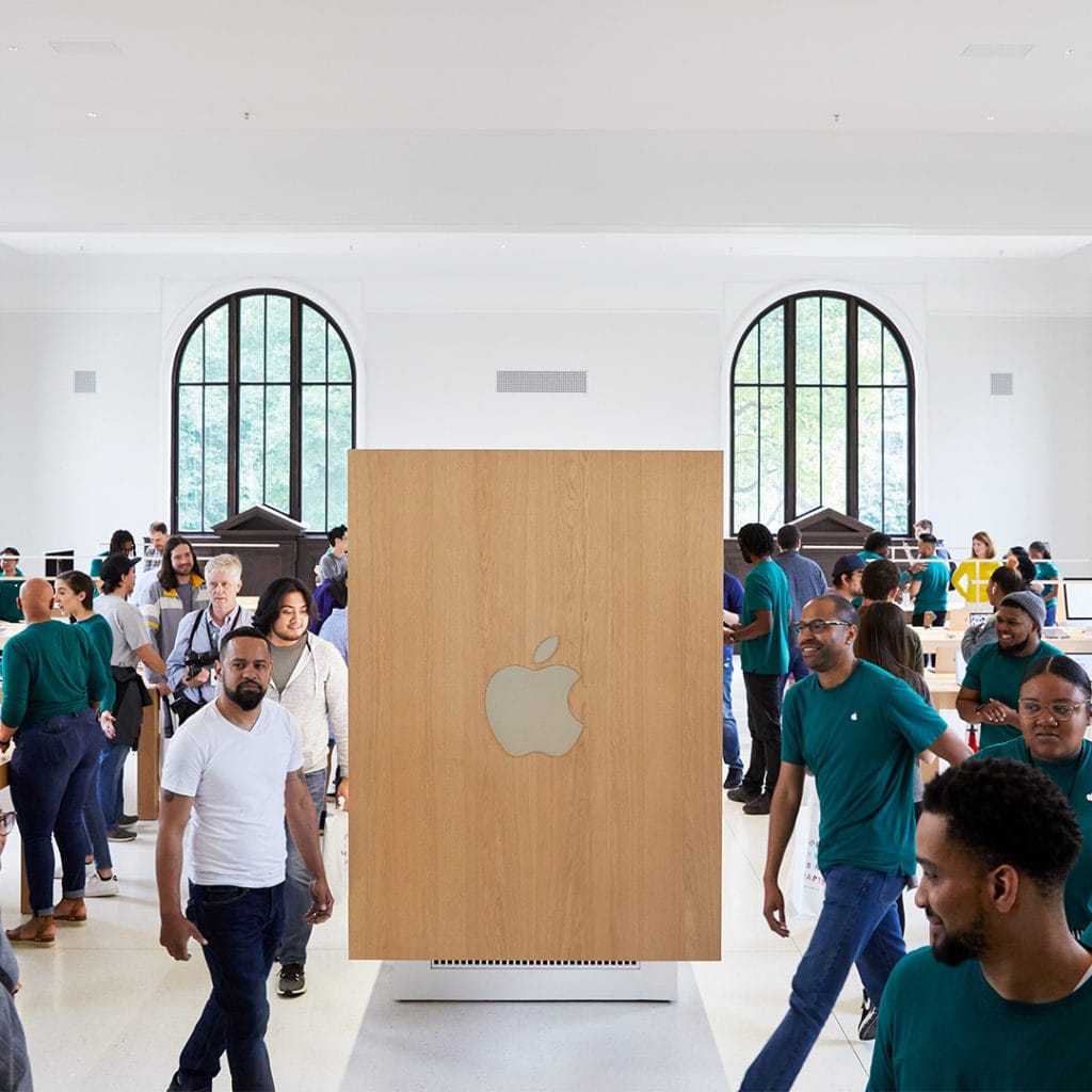 Apple opens its latest store in a 116-year-old library