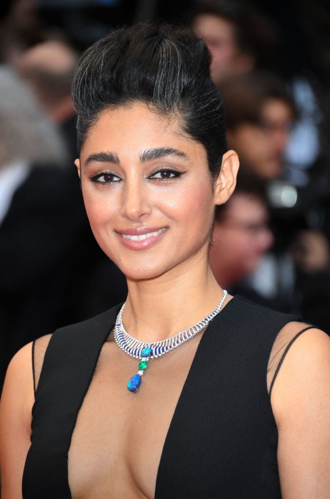 Golshifteh Farahani chose Cartier's new Magnitude High Jewelry Collection necklace at the premiere of 'The Dead Don't Die'. Image: Courtesy Getty