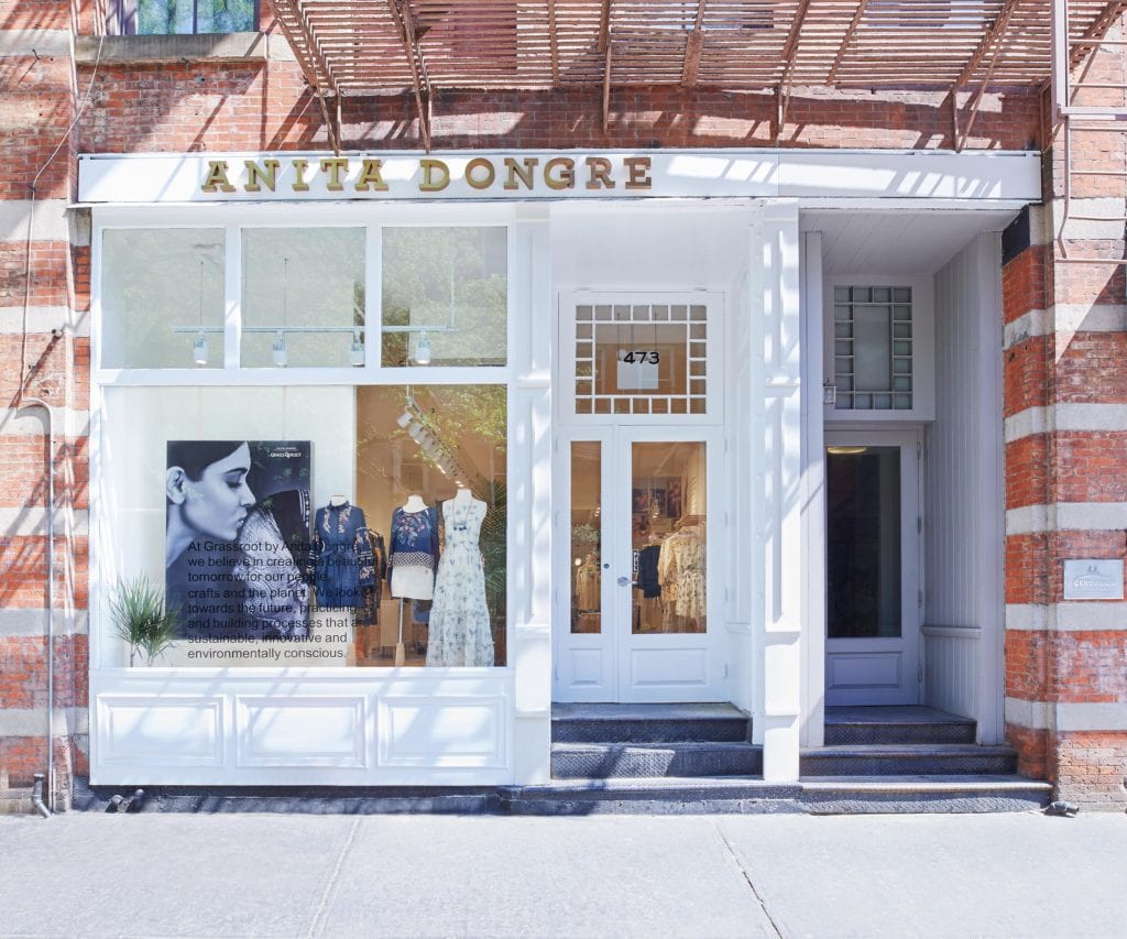 Anita Dongre's New York store. Image: Courtesy Anita Dongre