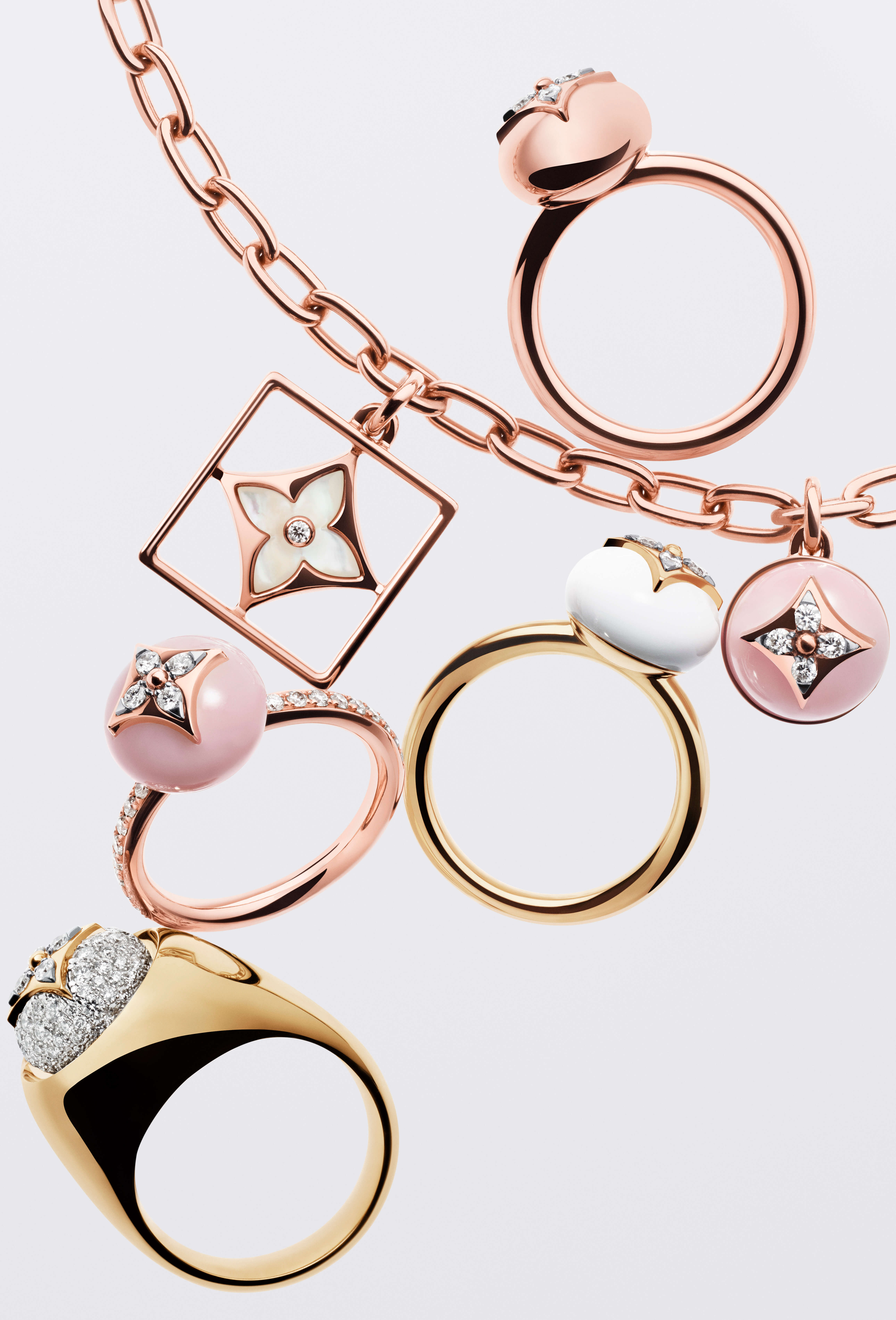 Shine bright with the new Blossom jewellery collection from Louis Vuitton.  The collection takes inspiration from the outline of Louis…