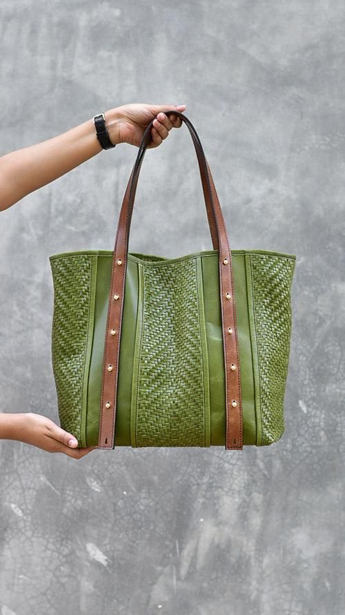 All Woven Olive Jamie by Chiaroscuro
