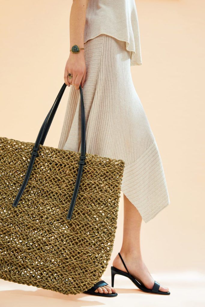 Natural maxi tote bag by Zara