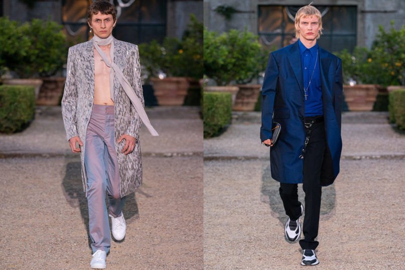 Runway looks from Givenchy SS2020 menswear collection 
