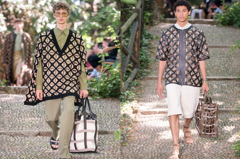 Runway looks from Fendi SS2020 menswear collection