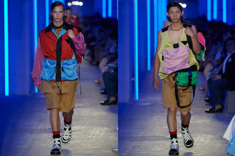 Runway looks from Prada SS2020 menswear collection