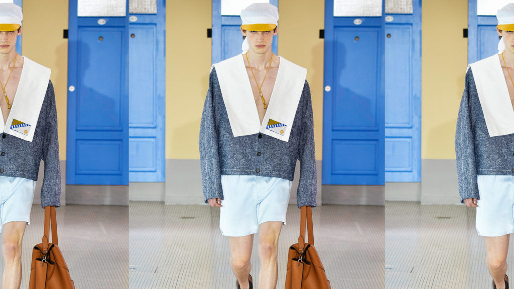 Lanvin’s SS2020 menswear collection is inspired by a perfect seaside summer