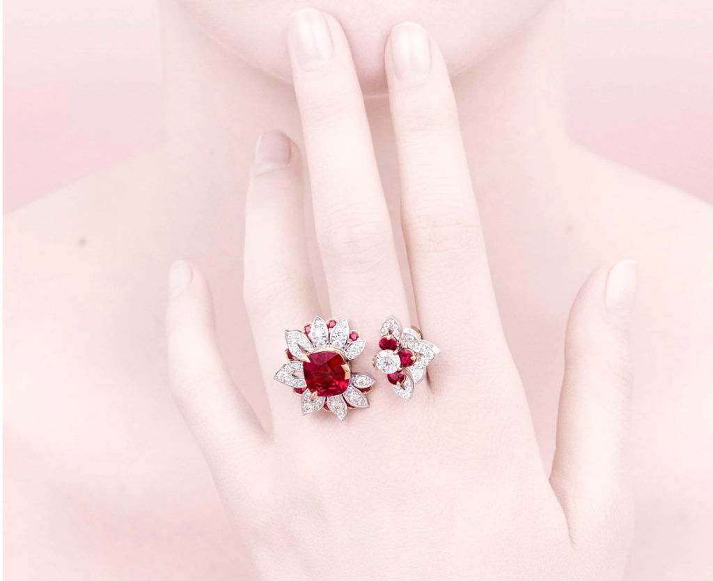 Van Cleef and Arpels’ Treasure of Rubies sees over 3000 carats of sparkling gems
