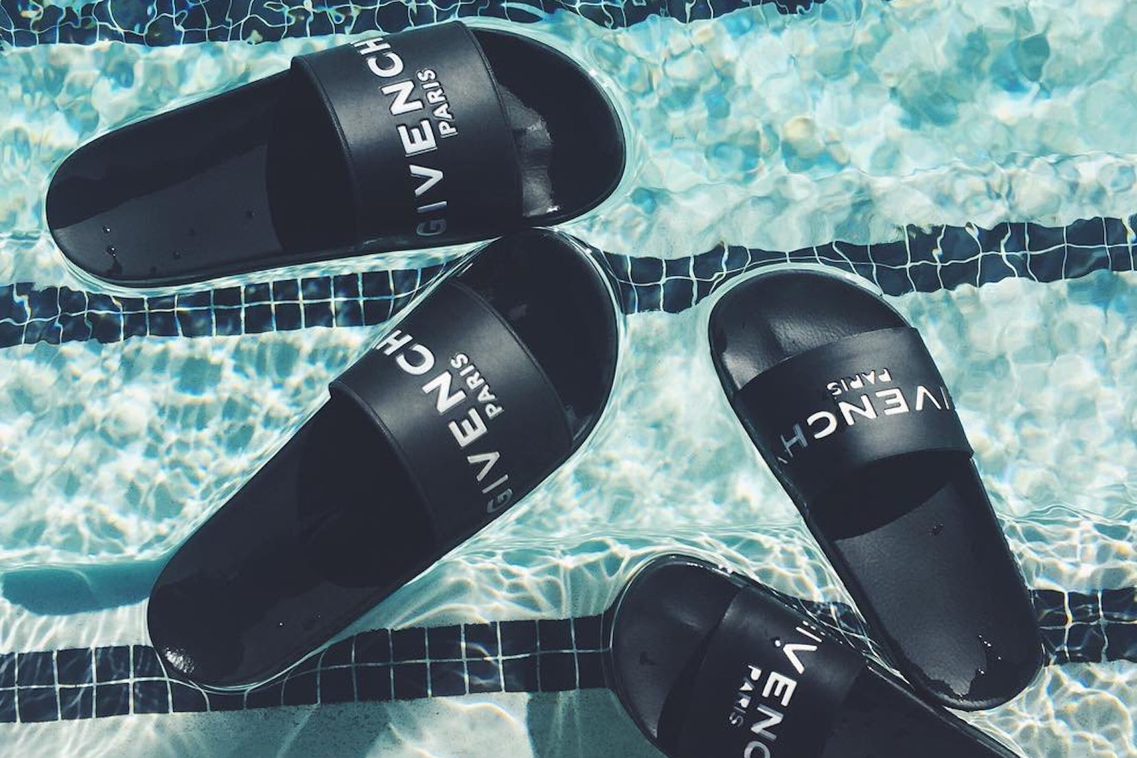 Fashionably chic poolside luxury slides for the summer