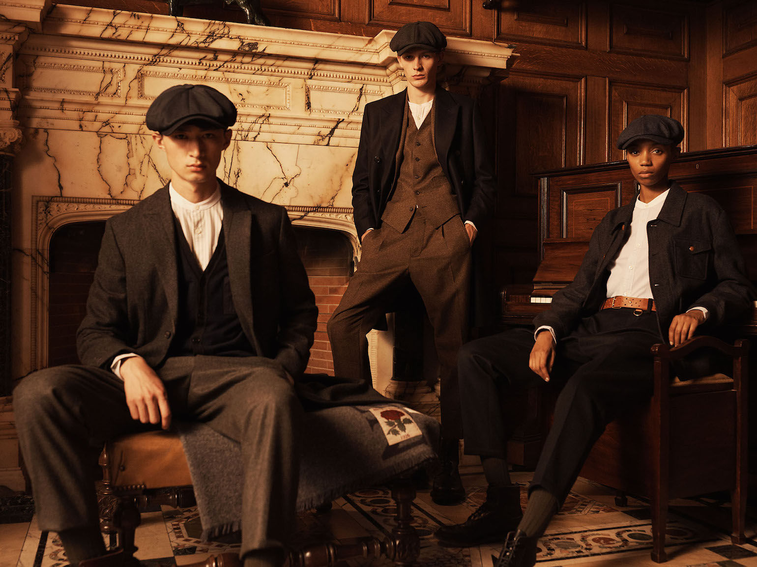 Kent & Curwen AW2019 channels British prep with a Peaky Blinder's edge