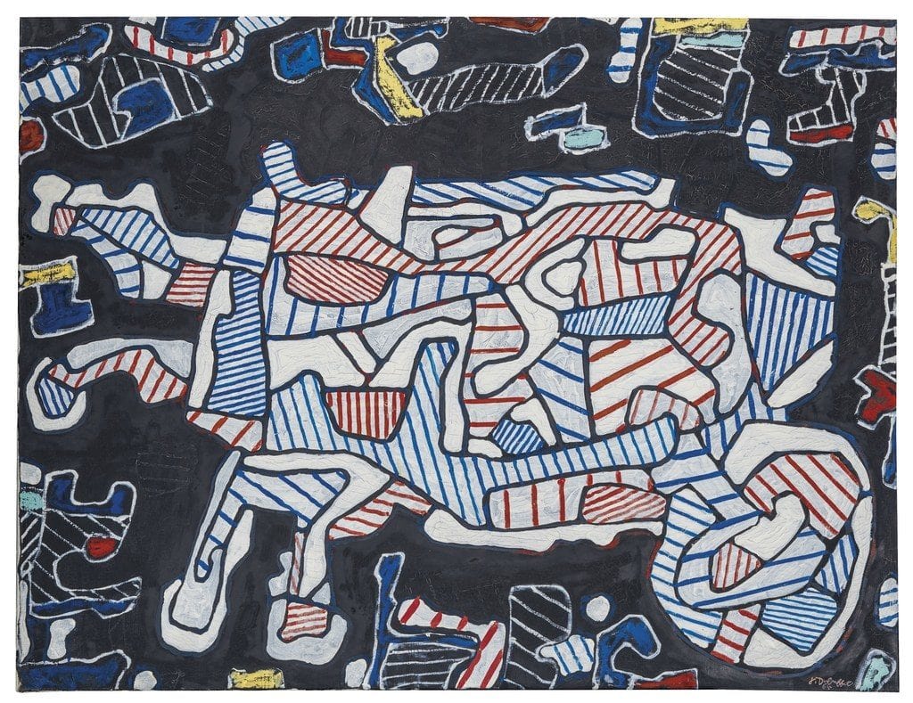 Painting from Dubuffet, photo courtesy of Christie's