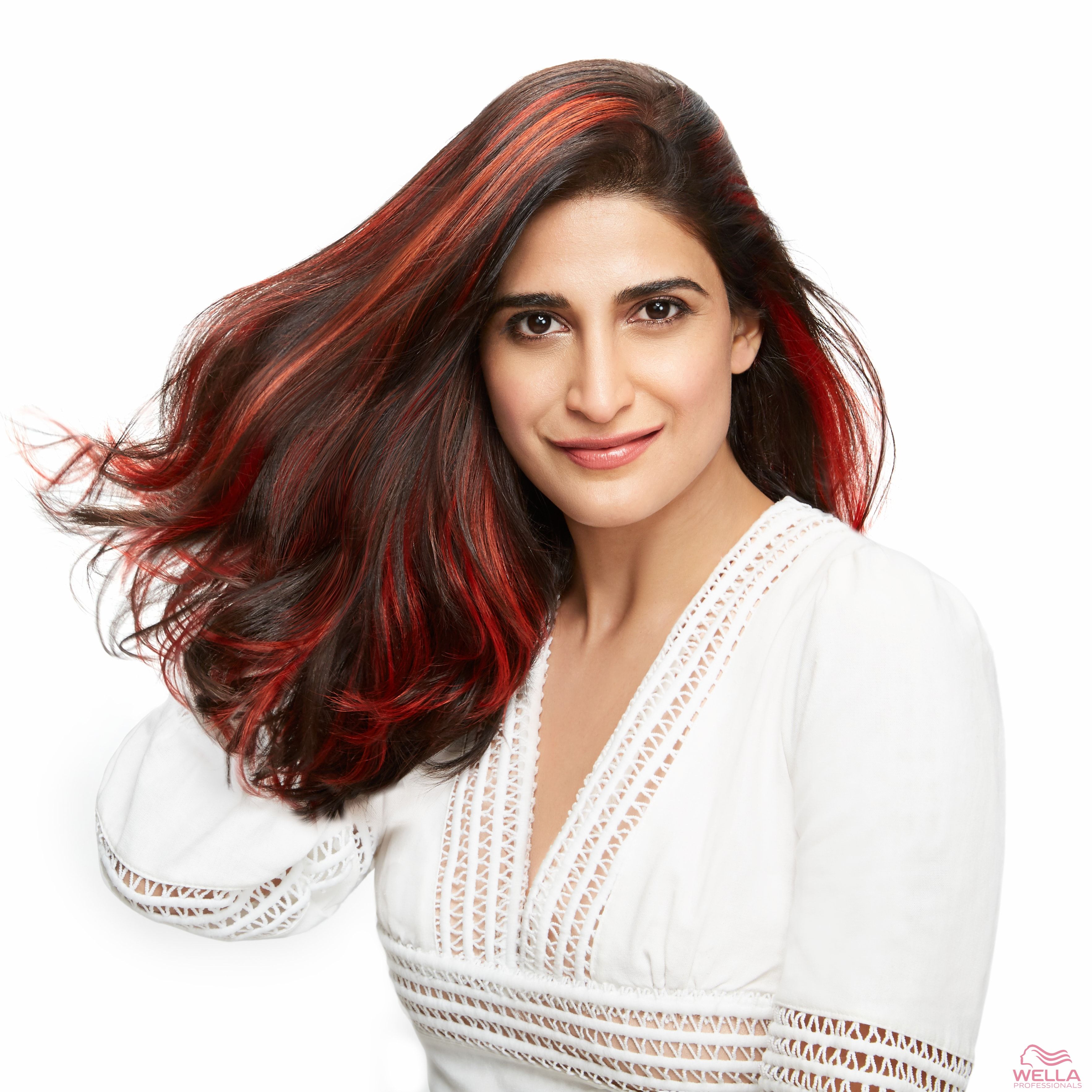 Aahana Kumra's gone red with Wella India's Color Fresh CREATE range