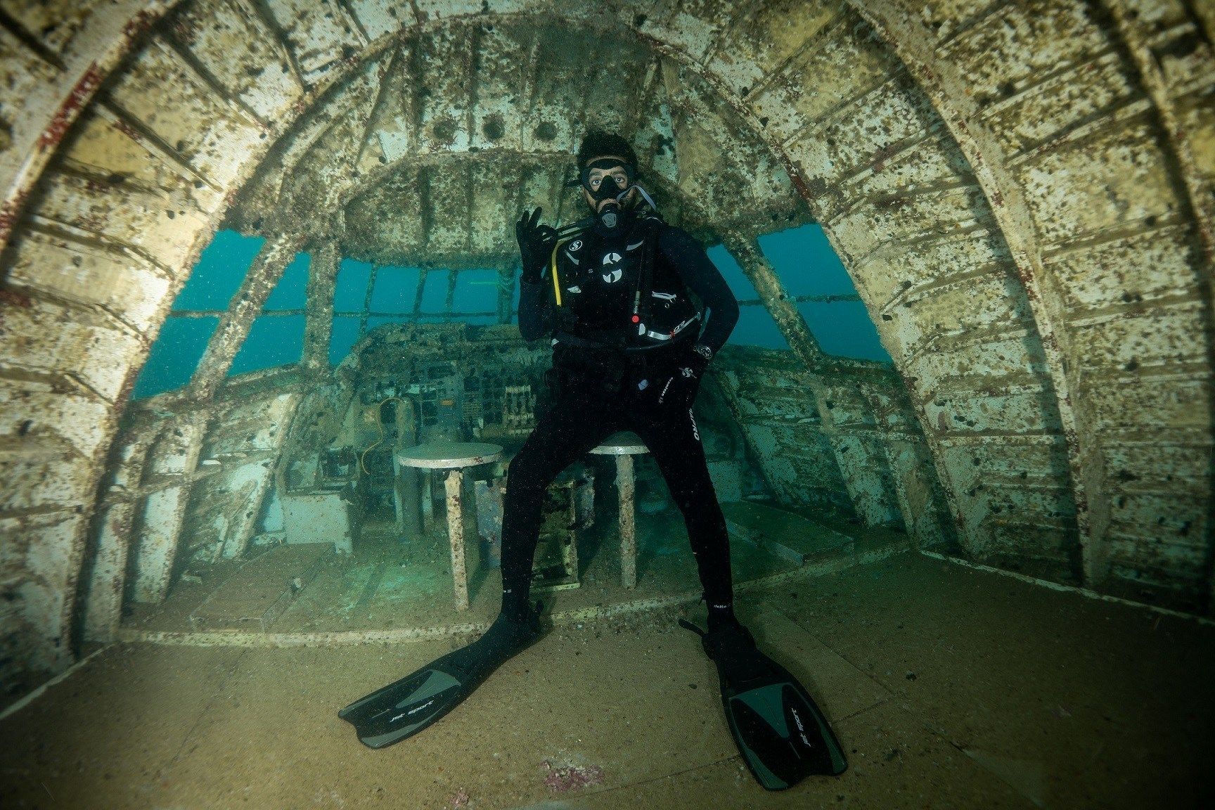 The world’s largest underwater theme park has opened in Bahrain