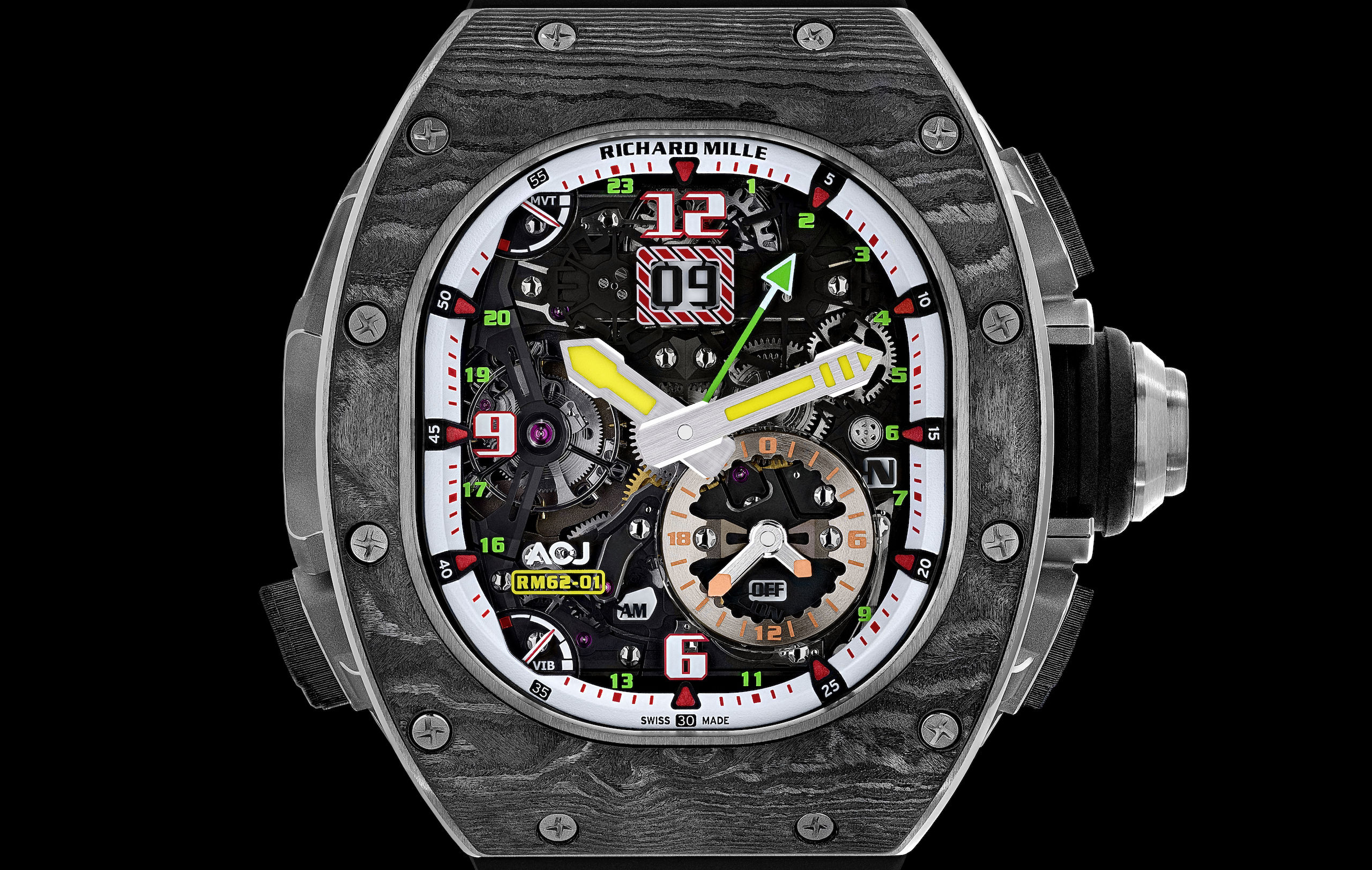 Good vibrations: Introducing the Richard Mille RM 62-01 ‘Airbus Corporate Jets’