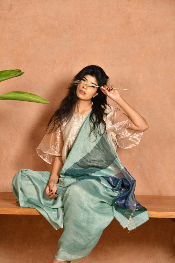 Festive edit: Somya Tambi’s Chanderi saris take traditional chic to the next level