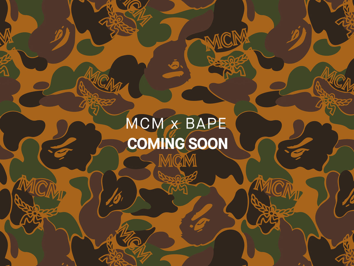 Just in: MCM x Bape capsule collection sees luxury pairing with