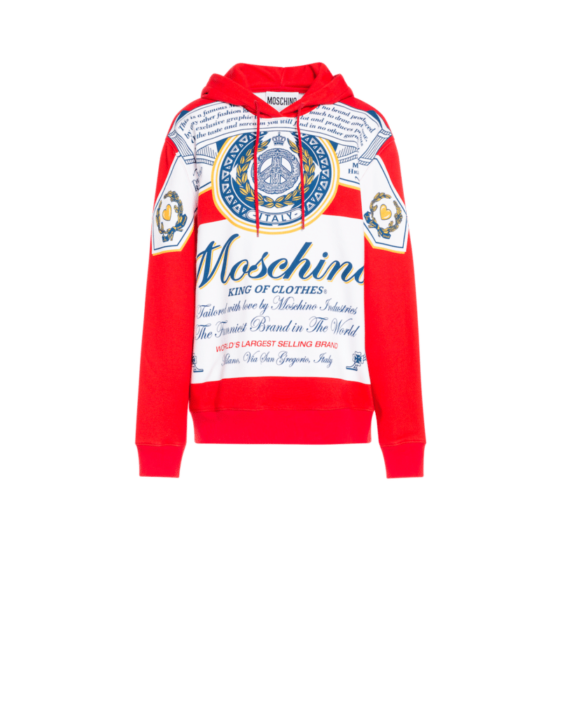 Moschino unveils 15 piece capsule collaboration with Budweiser