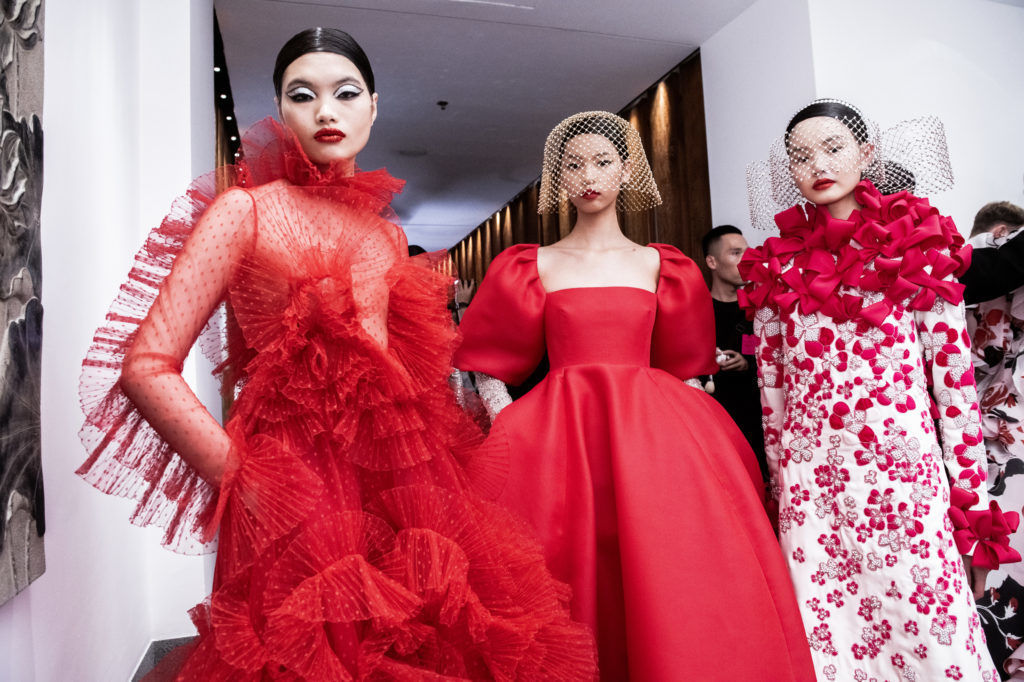 What went down at the Valentino Haute Couture Show in Beijing?