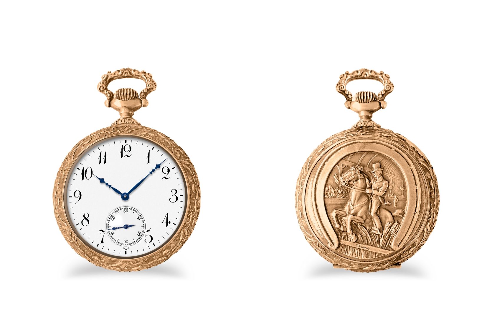 All the pieces from the Longines Gold Equestrian Pocket Watch