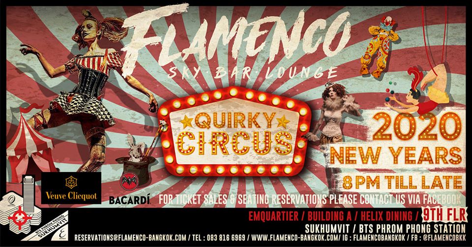 Flamenco Presents: Quirky Circus NYE 2020