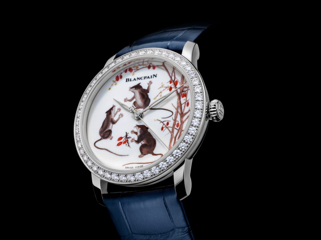 Blancpain debuts its first porcelain dial for the Year of the Rat