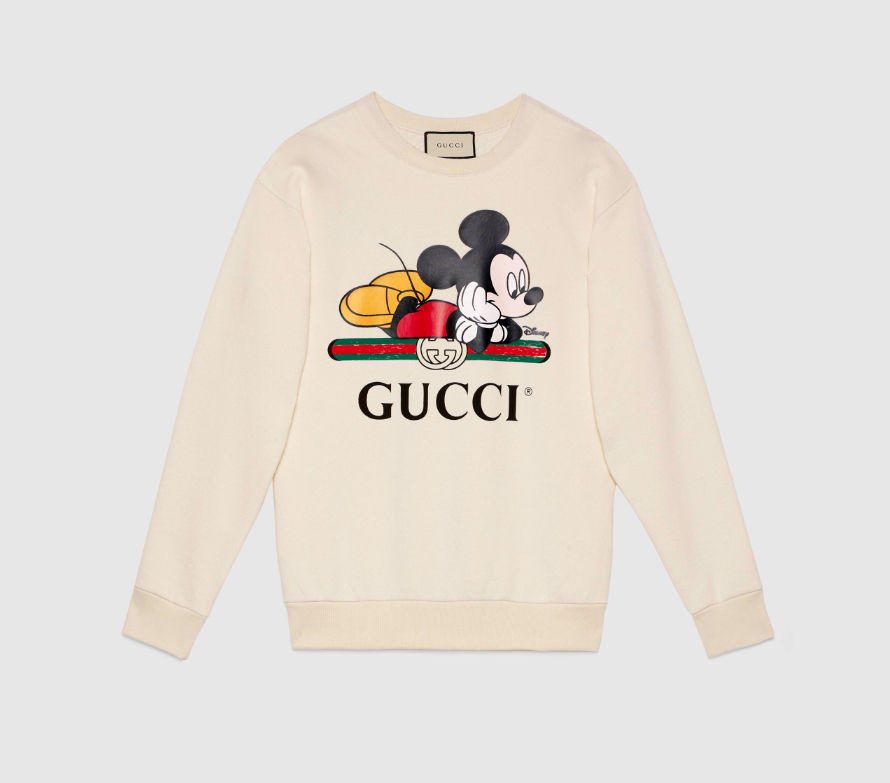 Mickey Mouse wearing Gucci Louis Vuitton shirt, hoodie, sweater