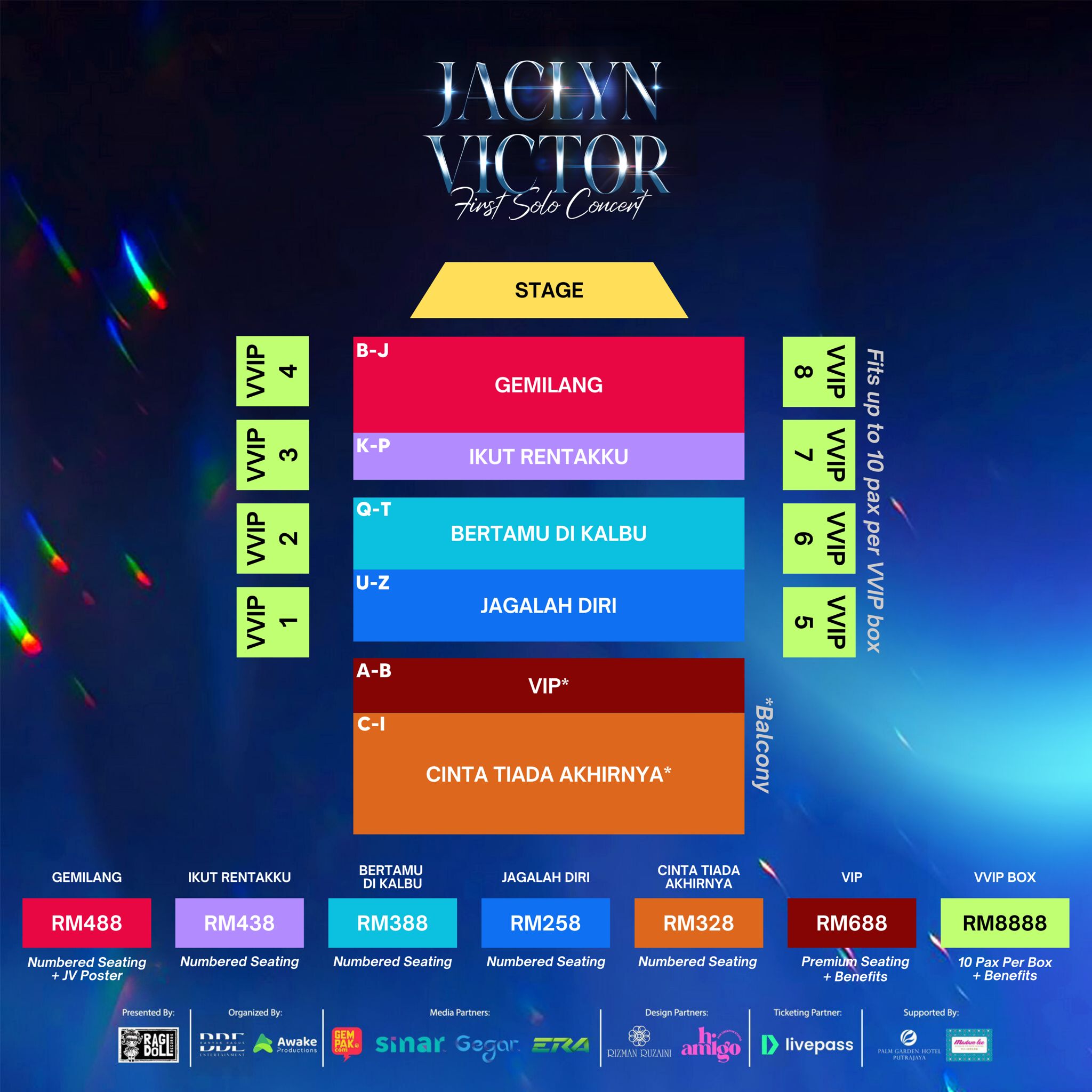 Konsert Jaclyn Victor solo yang pertama Oktober ini
