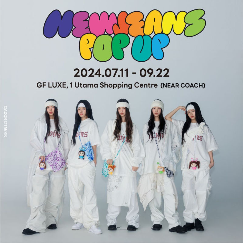 Ini cara untuk dapatkan barangan edisi terhad NewJeans x Takashi Murakami di KL!