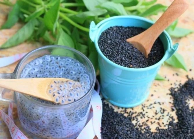 biji selasih, chia seed, kebaikan biji selasih, khasiat chia seed