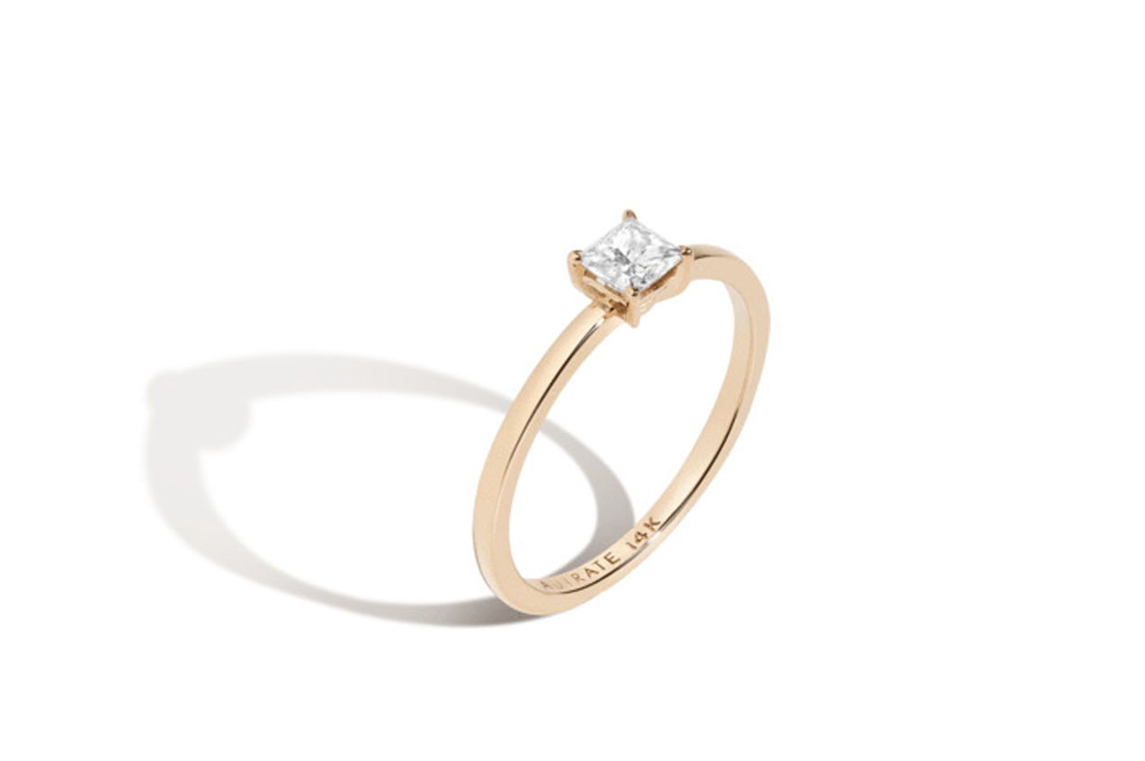 Large Diamond Solitaire ring, AUrate New York (Photo credit: AUrate New York)