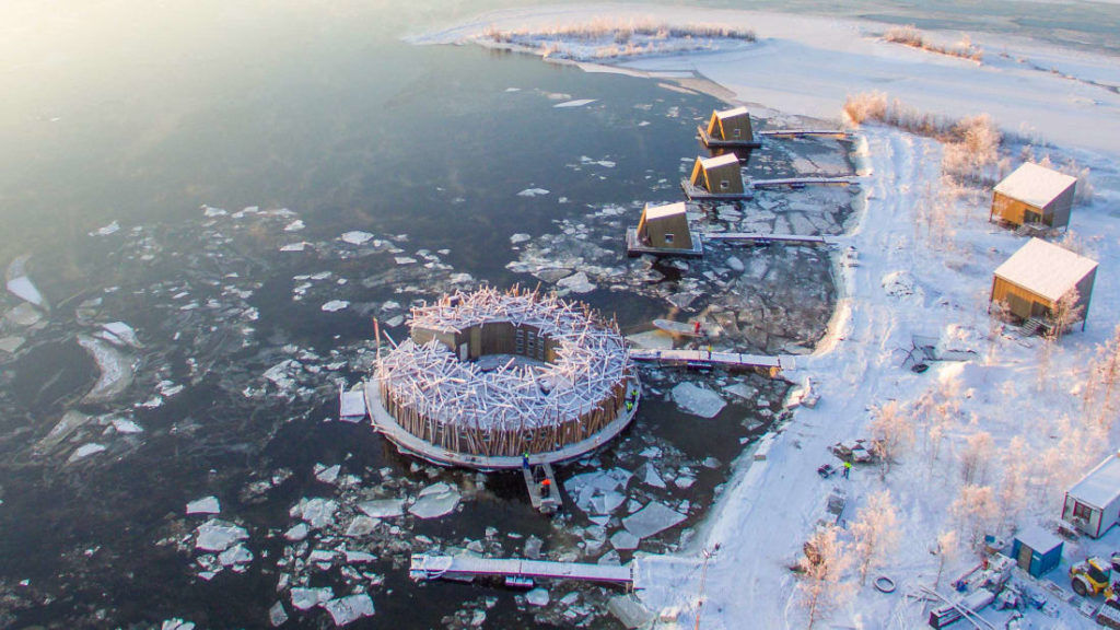 Dive into a Scandi winter wonderland at... Arctic Bath