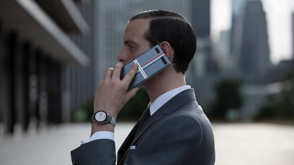 Where to get the Samsung x Thom Browne Galaxy Z Flip Phone exclusively in Hong Kong