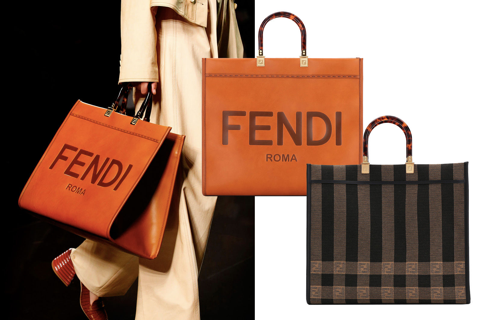 Fendi spring / Summer 2020 Hand Shopper Bag