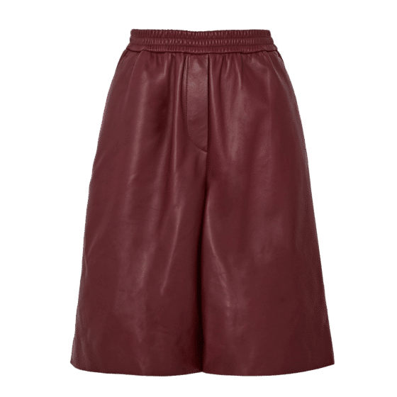 Joseph leather shorts